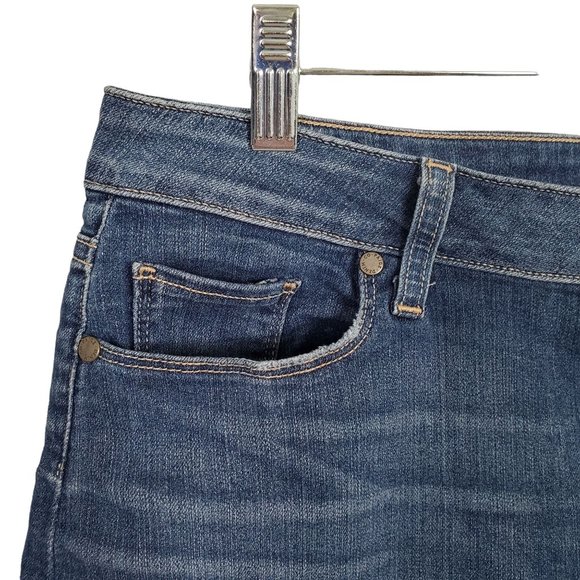 Paige Size 29 Shorts Jimmie Jimmie Denim Stretch Denim Jean 3" Medium Wash - Picture 6 of 11
